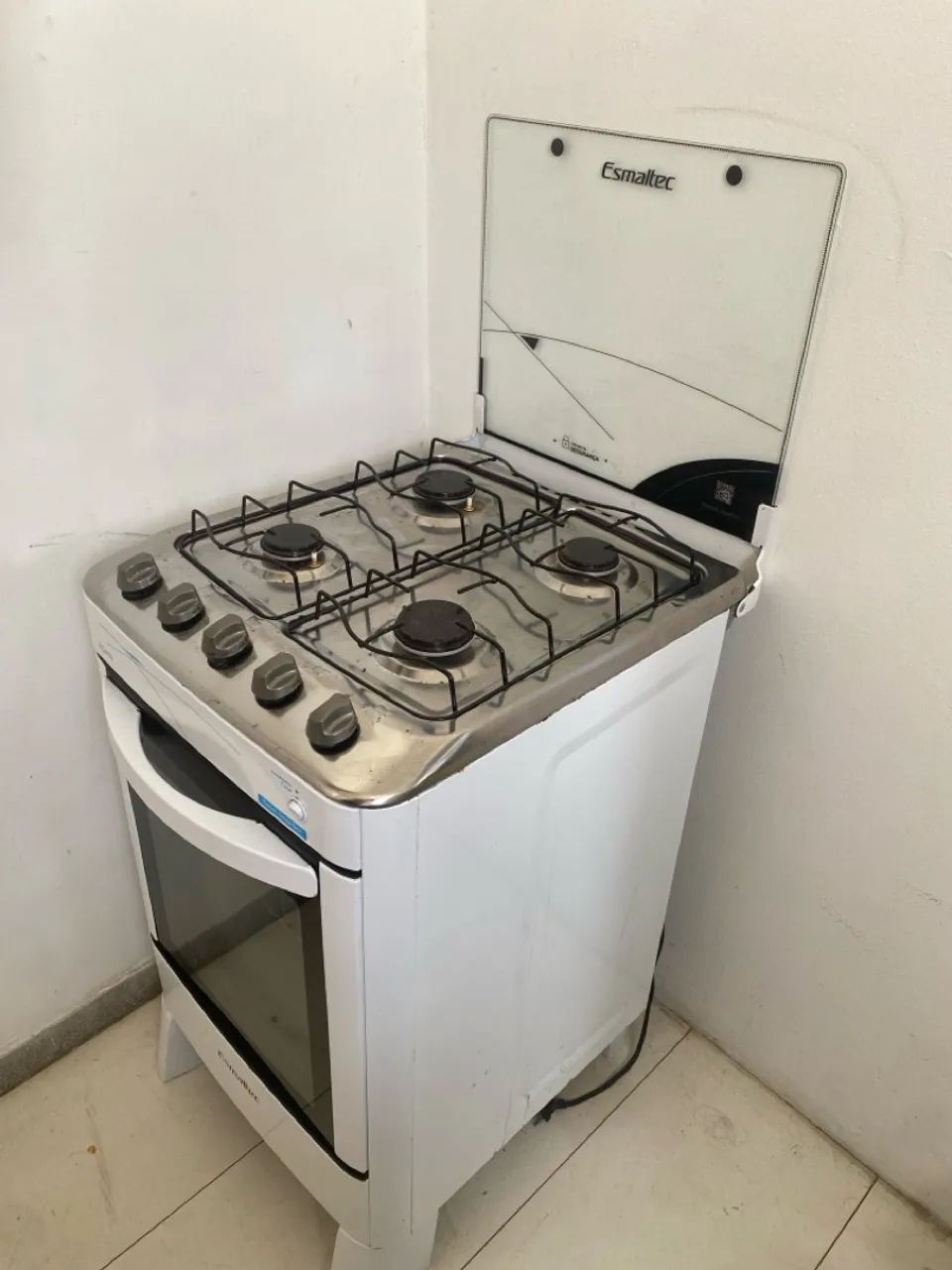 Fogão 4 bocas branco  - Foto 3