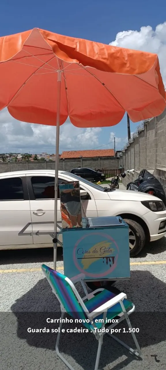 Carrinho de inox completo