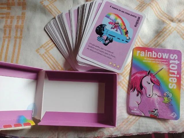 Jogo De Cartas Rainbow Stories Da Galápagos - Foto 4