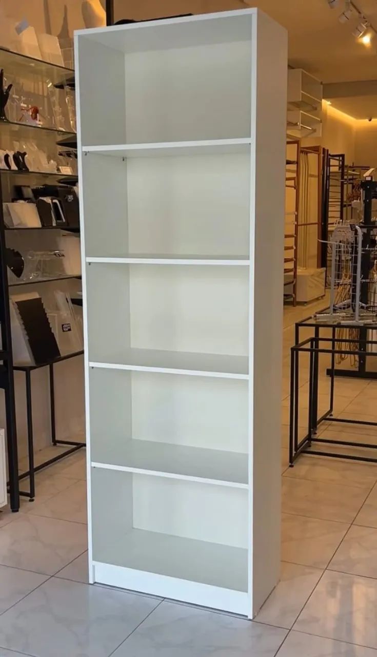 ARMARIO COM PRATELEIRAS EM MDF 0,60CM BRANCO - Foto 2