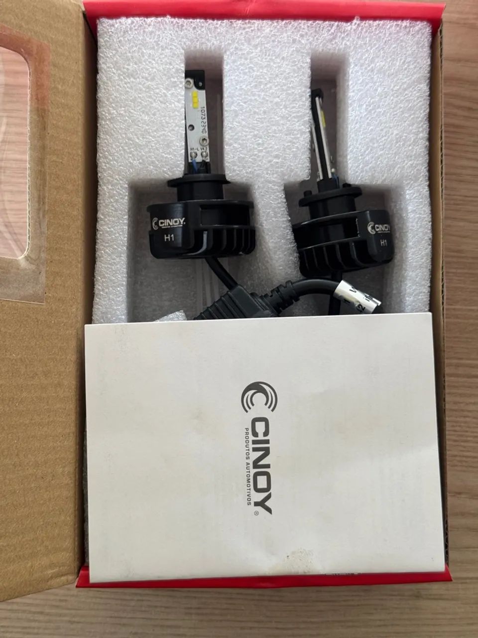 Lâmpadas de led H1 e H7 Kit Cinoy 6500k - Foto 4