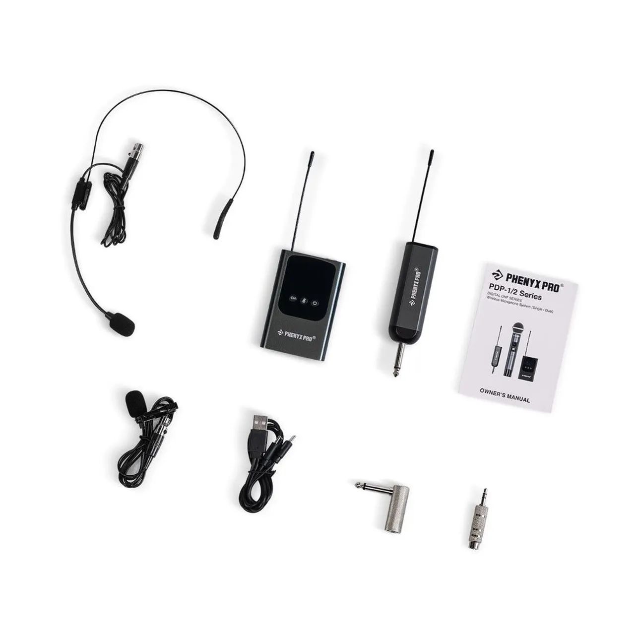 Phenyx Pro Sistema de microfone Headset sem fio portátil digital único PDP-1-1B - Foto 5