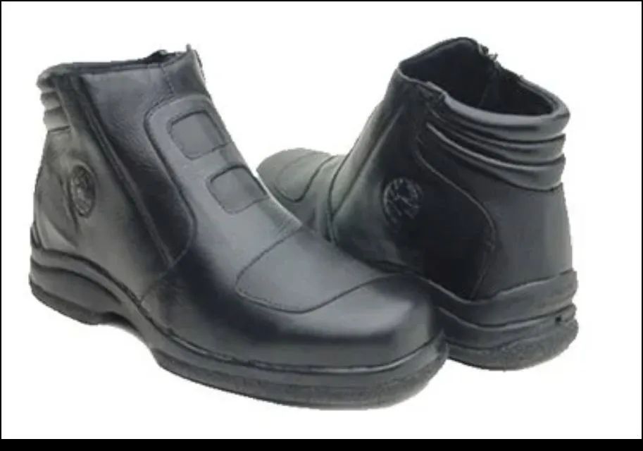 Bota Mondeo Couro motociclista Nova - Foto 5