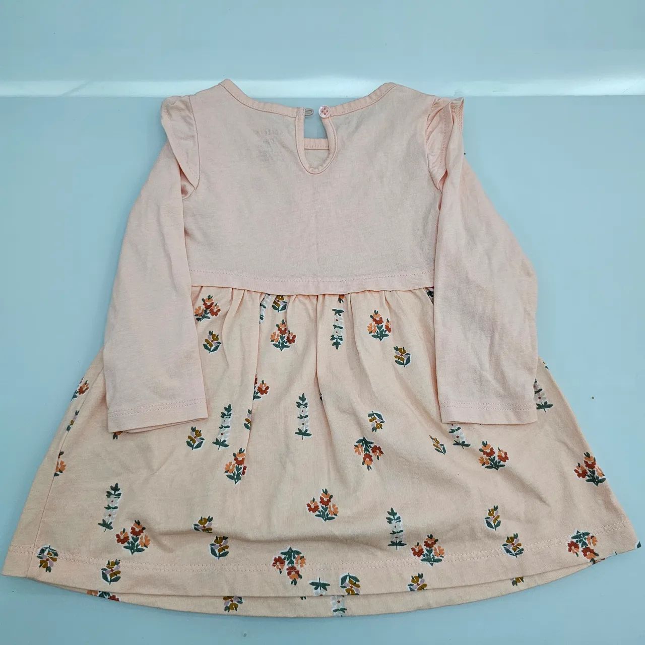 Vestido Carter's floral rosa 9 meses - Foto 2