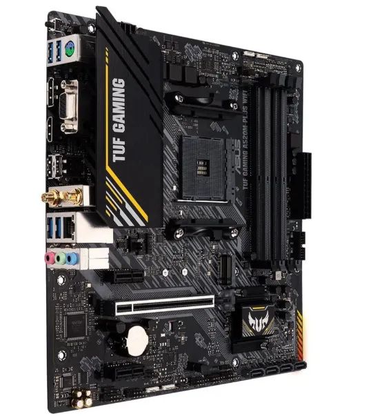 Placa mãe asus tuf gaming A520m-plus wifi aura sync - Foto 3