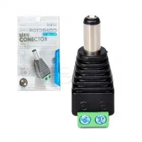Conector BNC Cabo Dc Macho Para Cftv Camera Borne LE-5503 - Foto 2