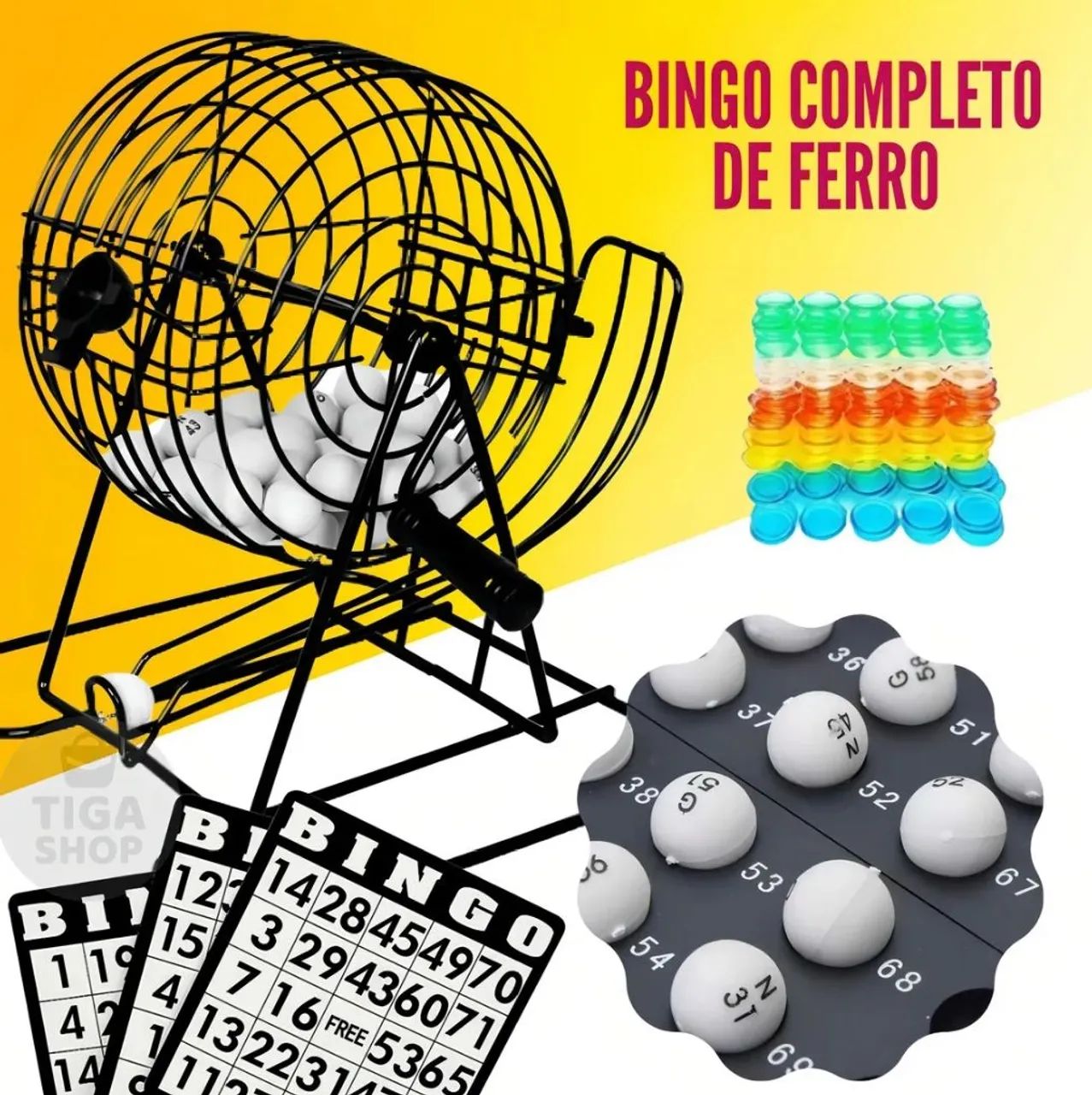 Jogo de bingo completo top 