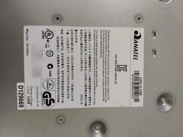 Switch 48 Portas Cisco C3kx-nm-1g Tny-ws3750x-3560x em Ótimo Estado - Foto 2