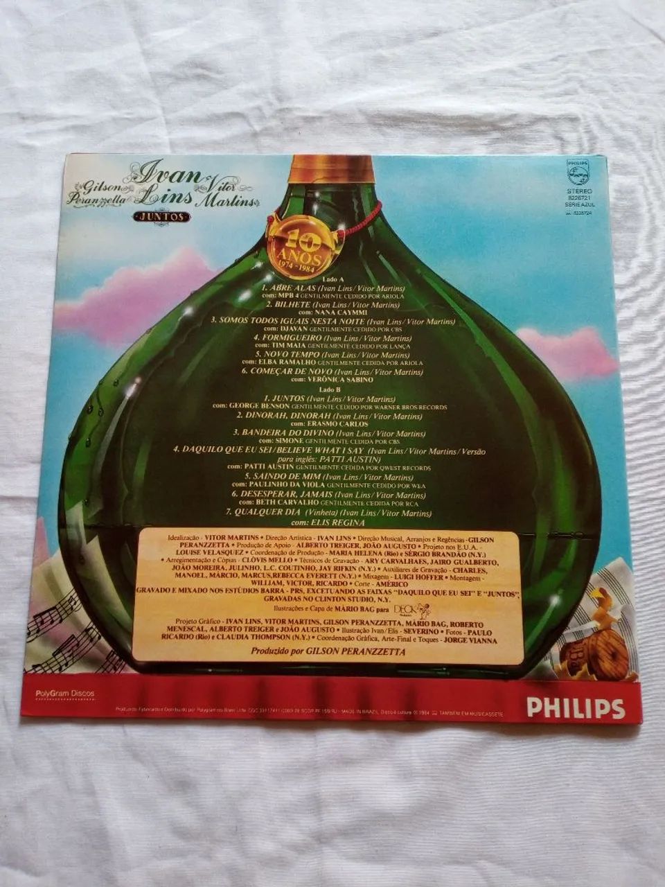 DISCO DE VINIL - JUNTOS IVAN LINS  - Foto 2