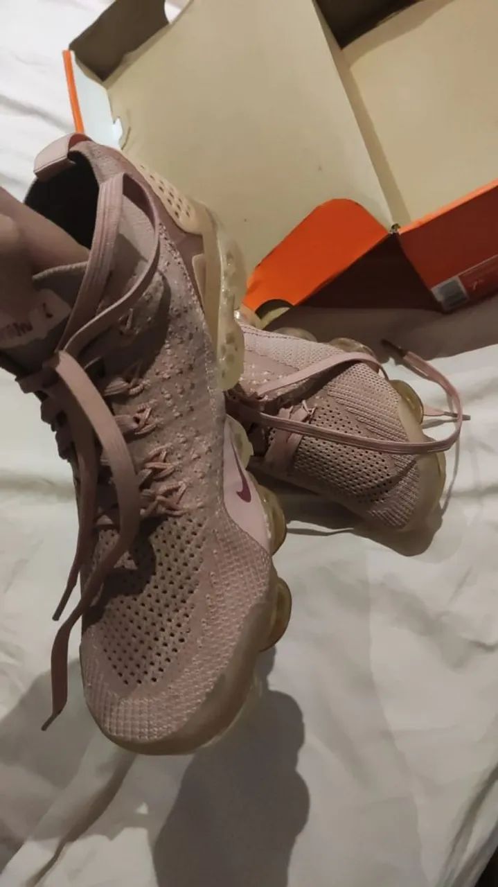 Tênis Nike Air VaporMax Flyknit 2.0 Rosa