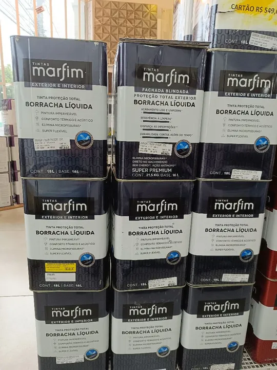 Tinta borracha líquida 18L emborrachada