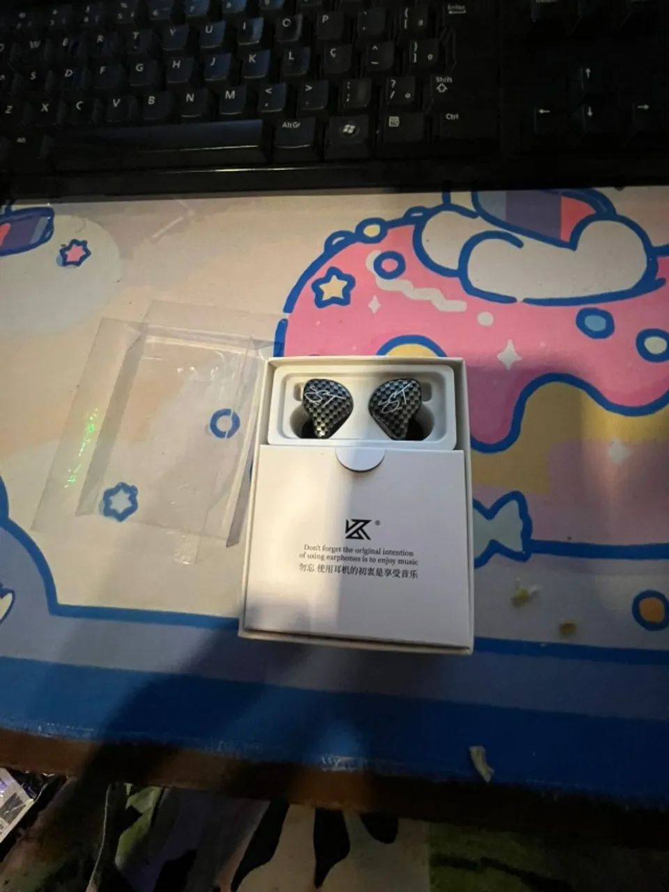 Kz Zst In Ear Sem Micro Retorno De Palco Monitor Cor Preto Sem Microfone
