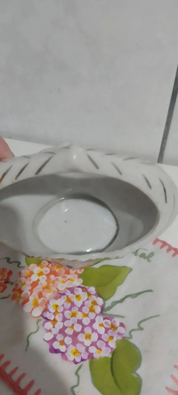 Mini floreira em porcelana Antiga 1940 - Foto 3