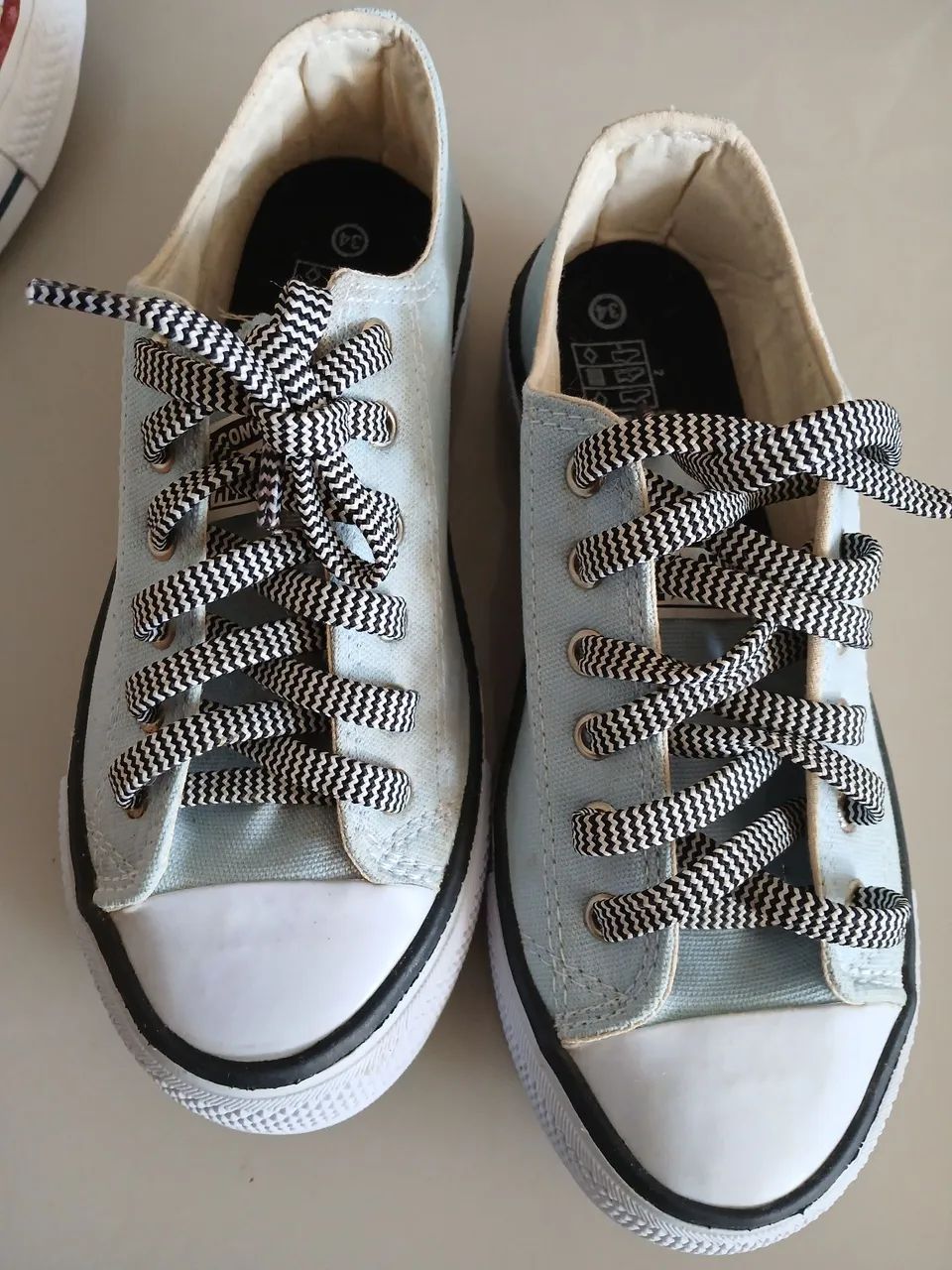 Tênis  Converse All star tam 34 - Foto 4
