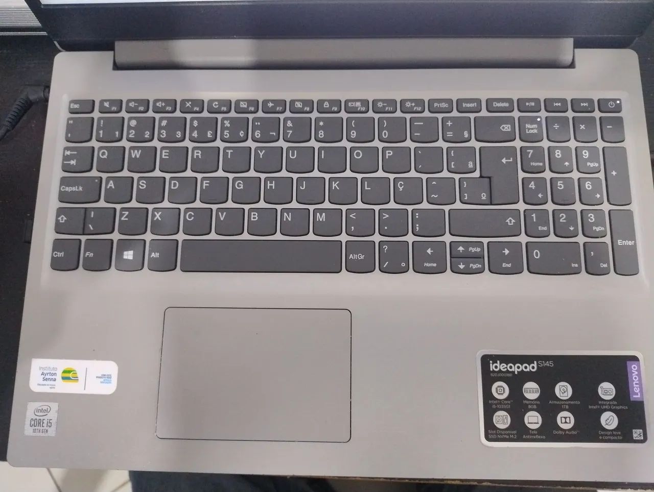 Notebook Lenovo IdeaPad S145 - Intel Core i5 - 12 GB de RAM - SSD 128 GB - Foto 2