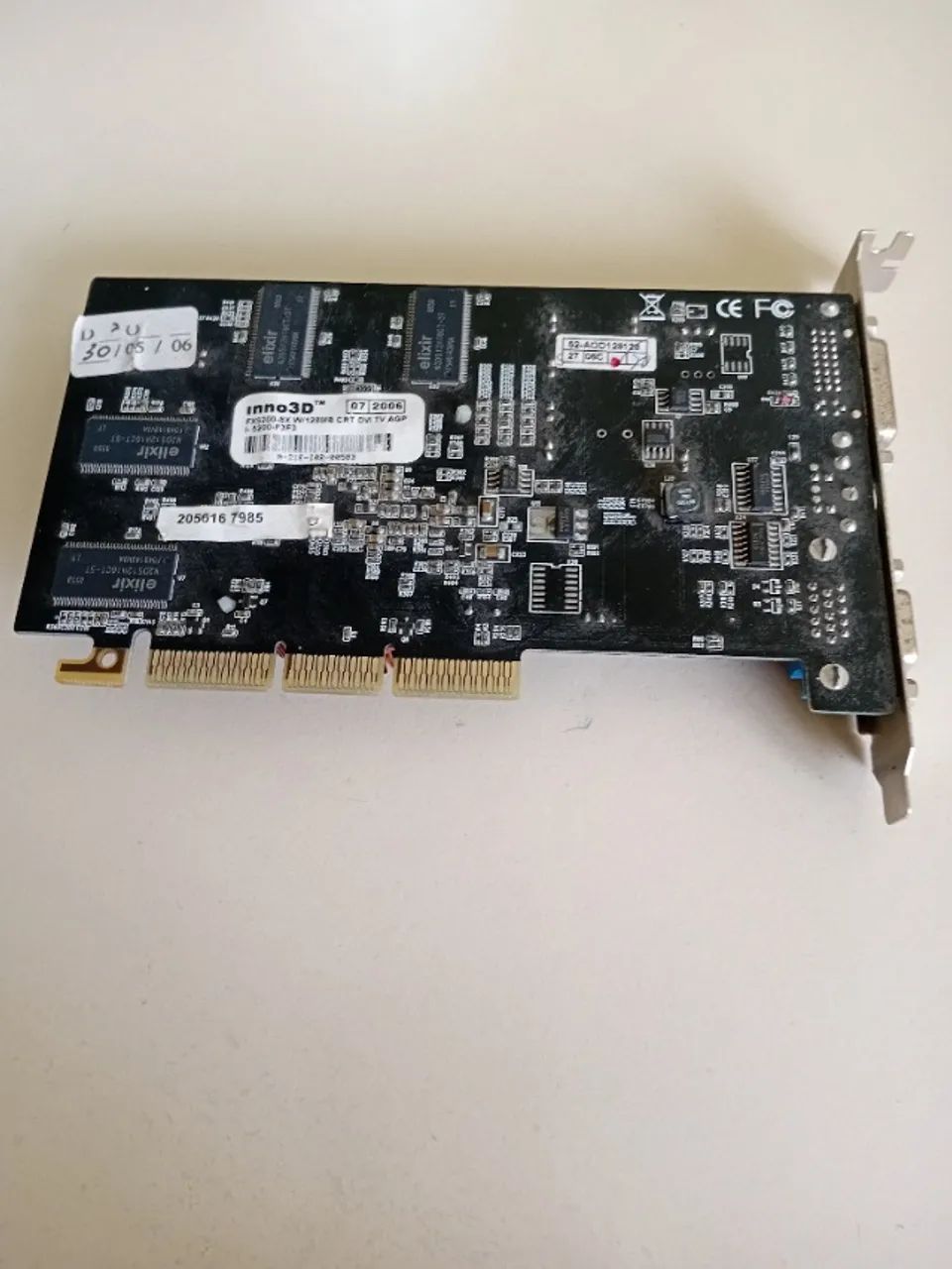 Cooler Ventilador Placa Vga inno3D Fx5200-8x W 128mb Agp - Foto 5