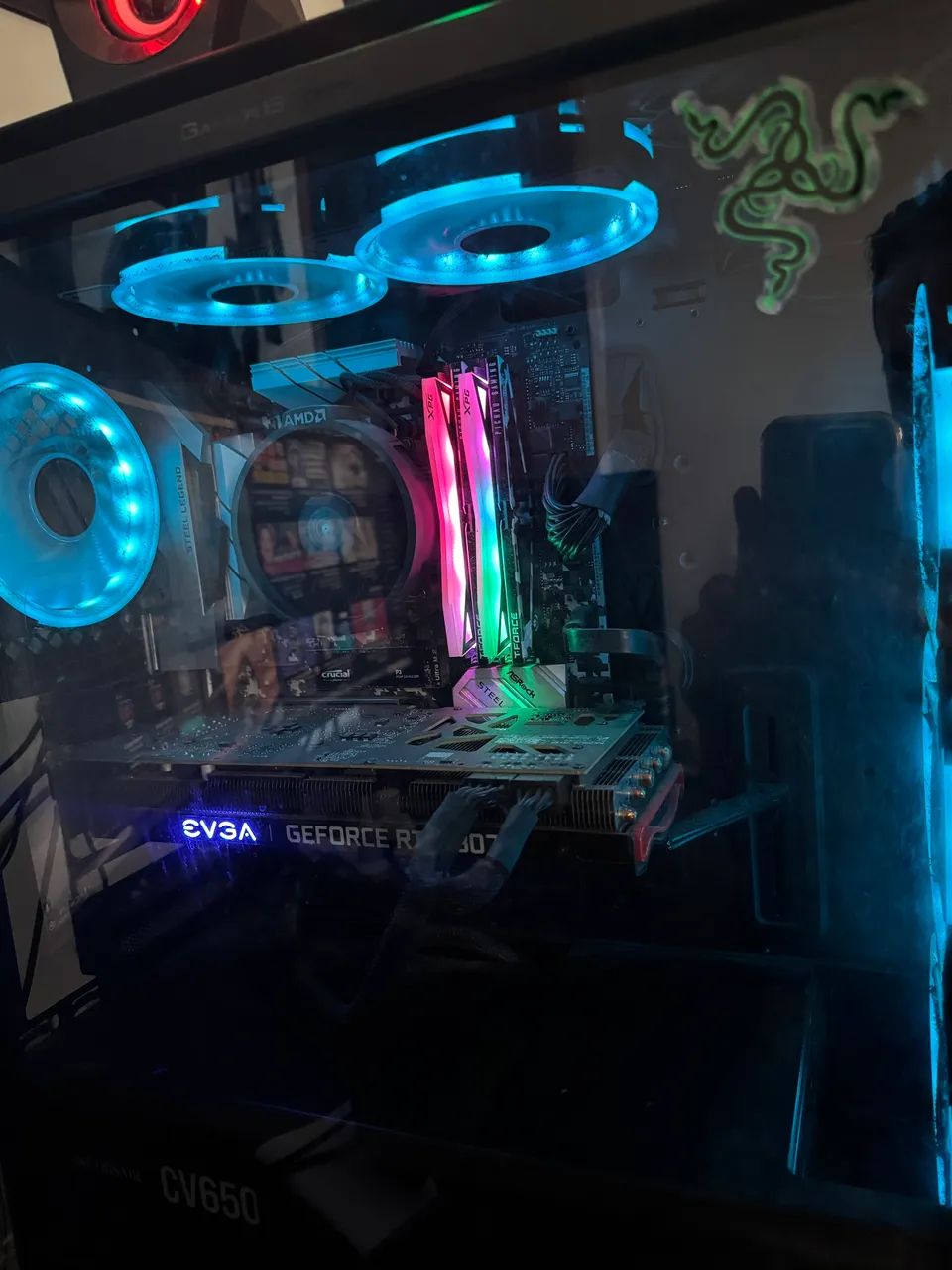 Pc gamer Rtx 3070 Ti 32gb RAM 2 TB Roda Tudo no Ultra