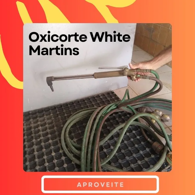 Kit Oxicorte C531 White Martins + reguladores + mangueira