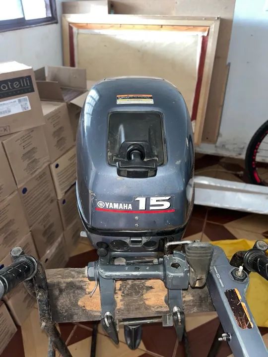 Motor popa Yamaha 15hp 2002 - Foto 3