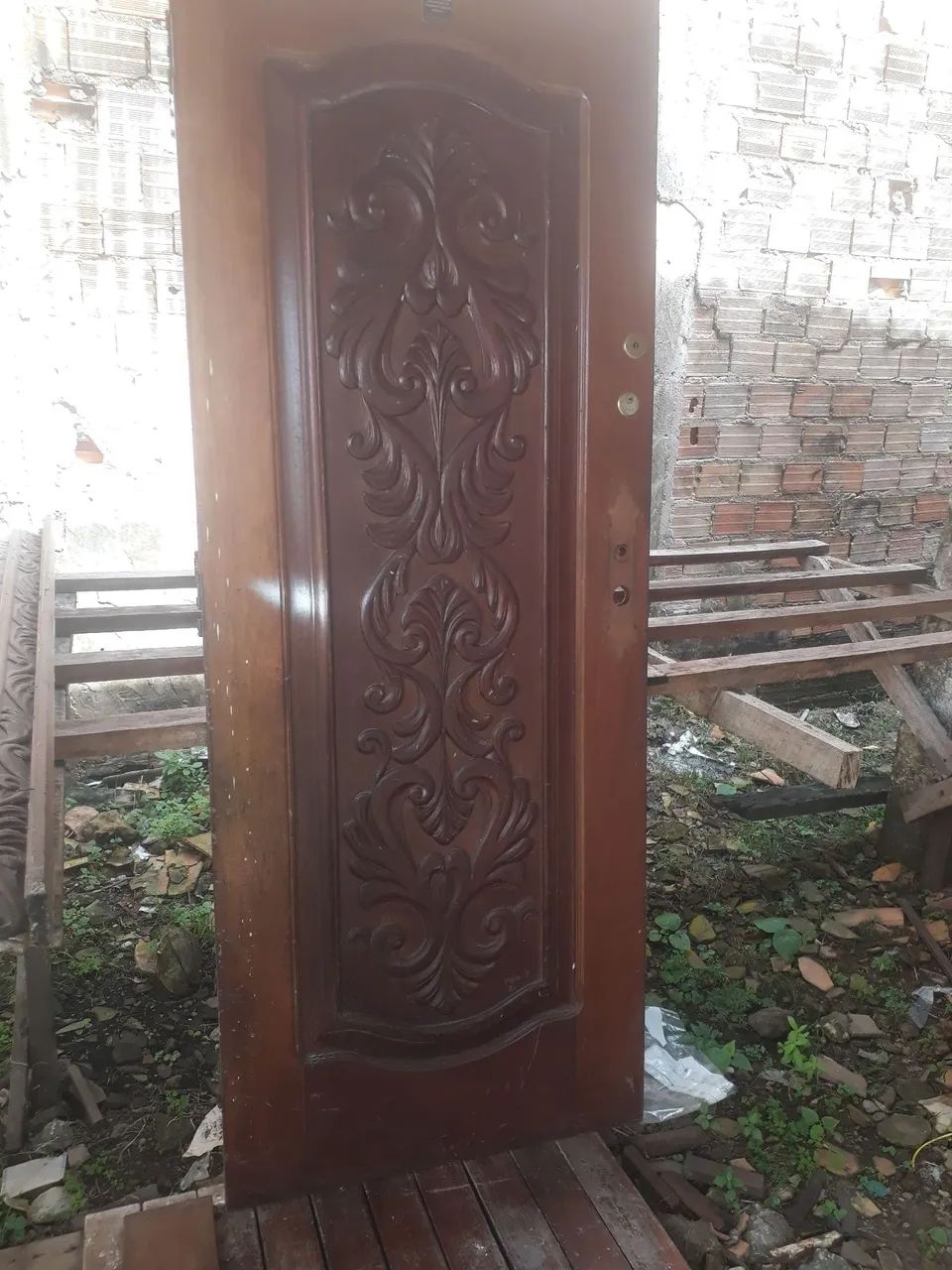 Portas em madeira angelim - Foto 3