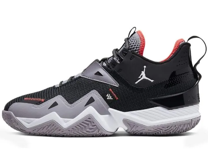 Tênis de basquete Nike Jordan Westbrook One Take, Black/White-cement Grey