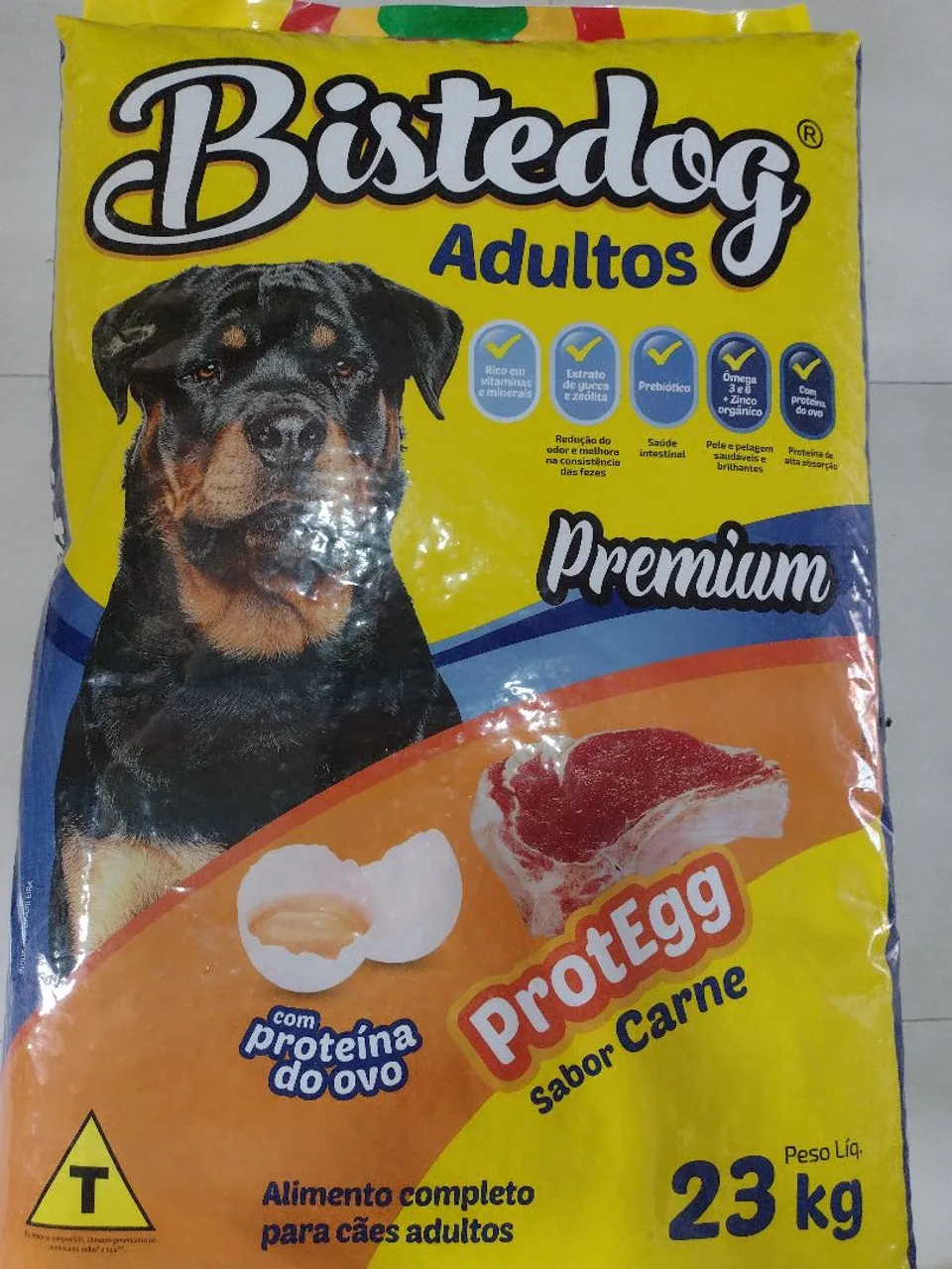 Ração Bistedog Premium Adultos 23kg - Sabor Carne