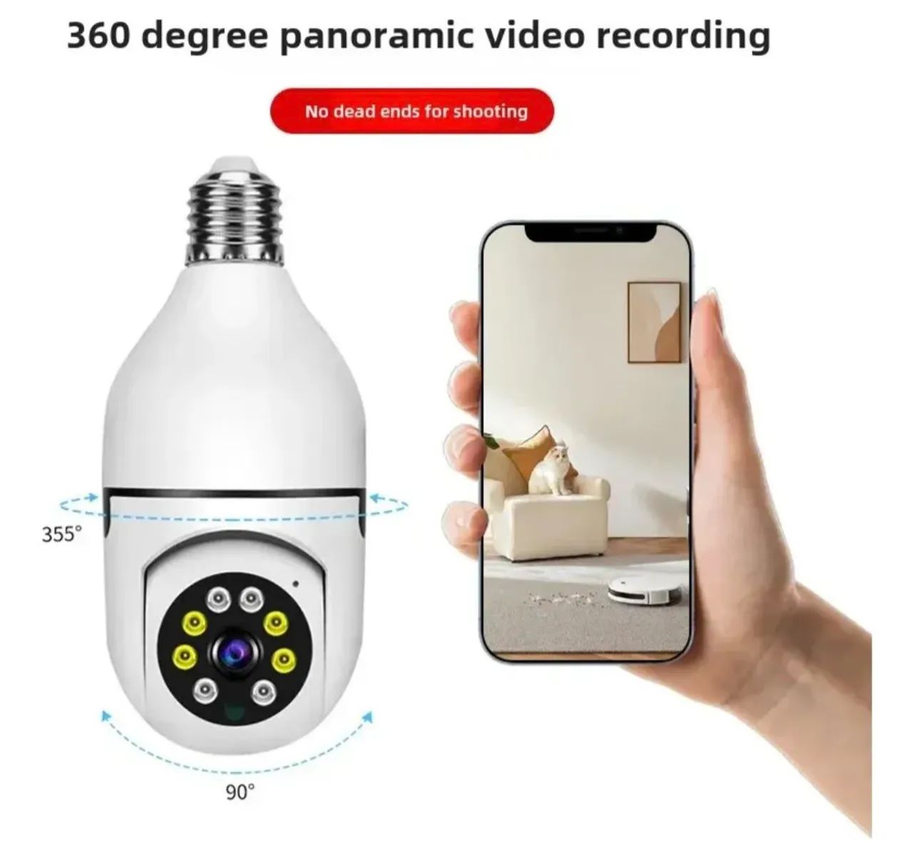 Câmera  Segurança Visão 360°