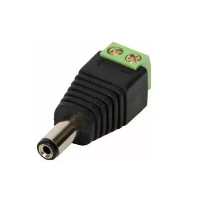 Conector BNC Cabo Dc Macho Para Cftv Camera Borne LE-5503