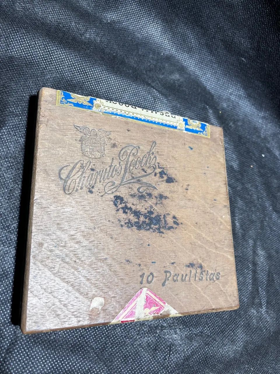 Caixa antiga de charutos  - Foto 2