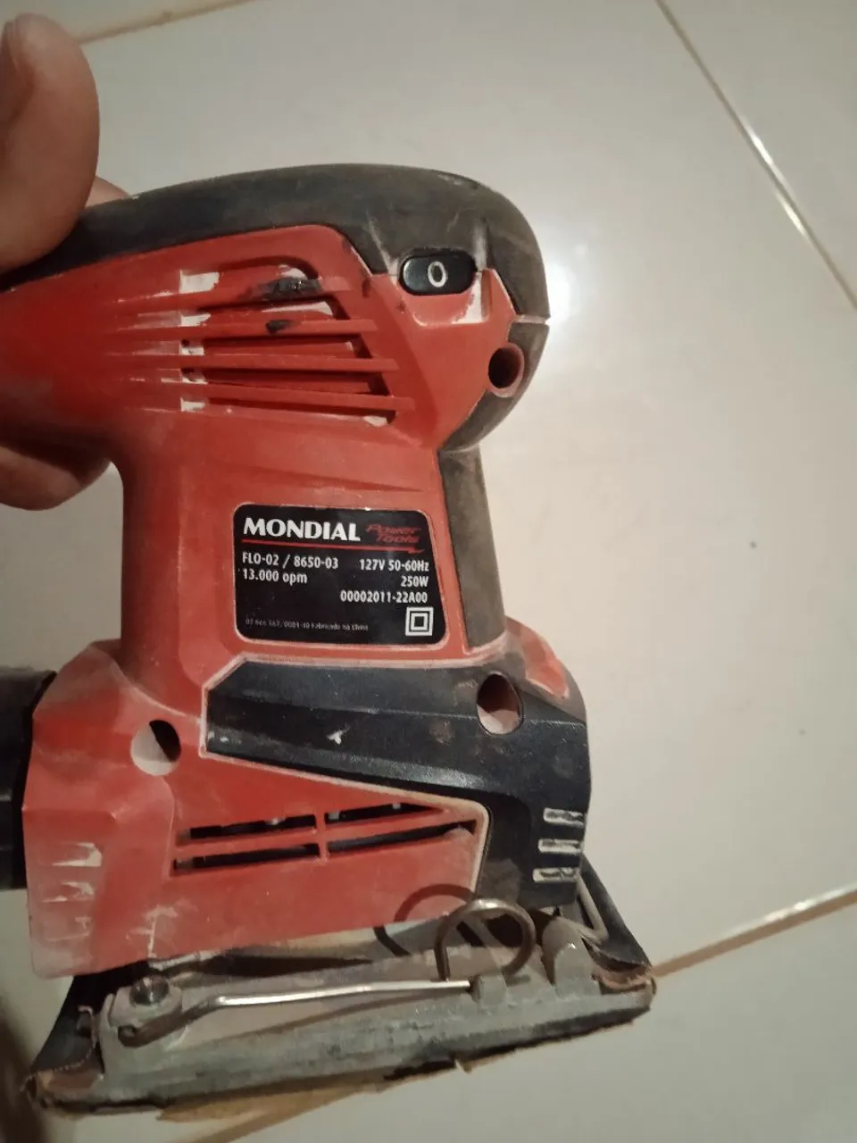 Lixadeira Orbital Mondial 127V 13.000 opm 250W