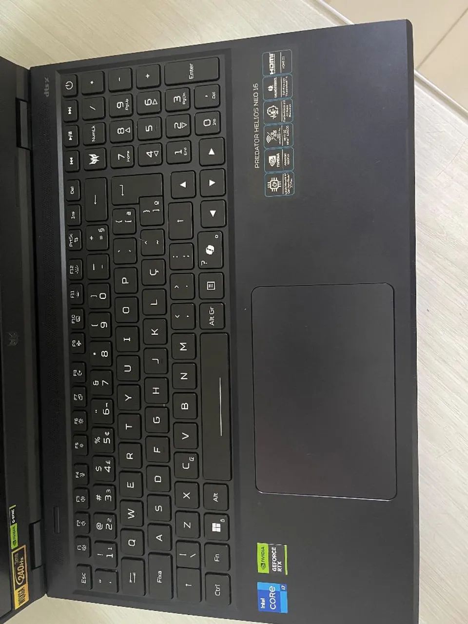 Notebook Acer predator helios i7 16gb rtx 4070  - Foto 6