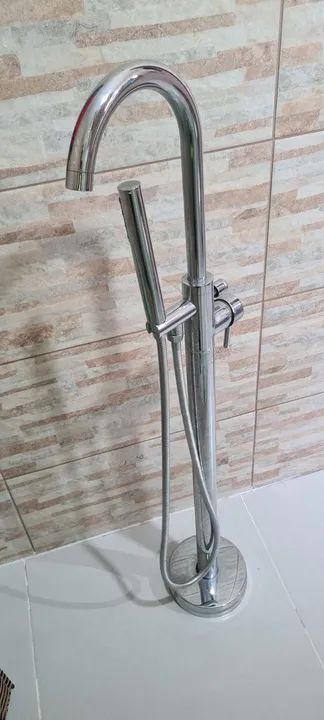 Misturador de piso ofuro banheira - Foto 4