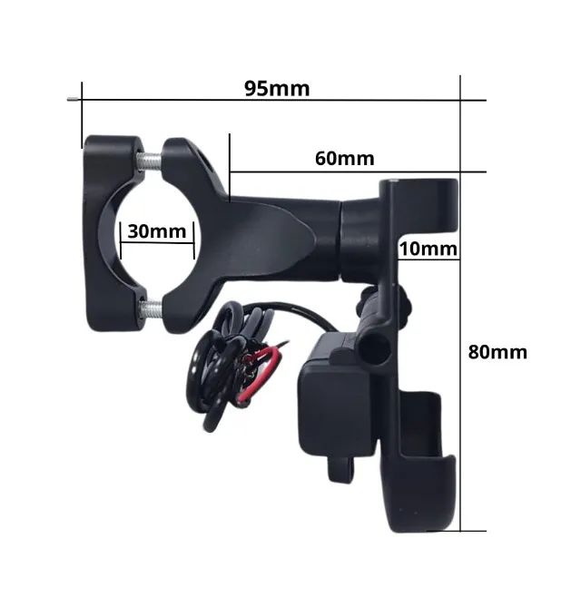 Suporte de Celular para Moto com carregador It-Blue - Foto 6