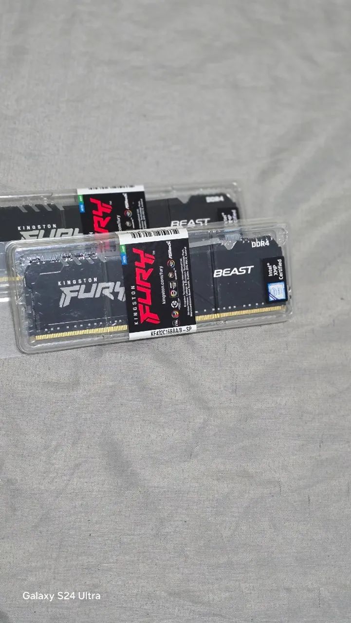 Memória Desktop Kingston Fury Beast 8gb Ddr4 3600mhz - Foto 3