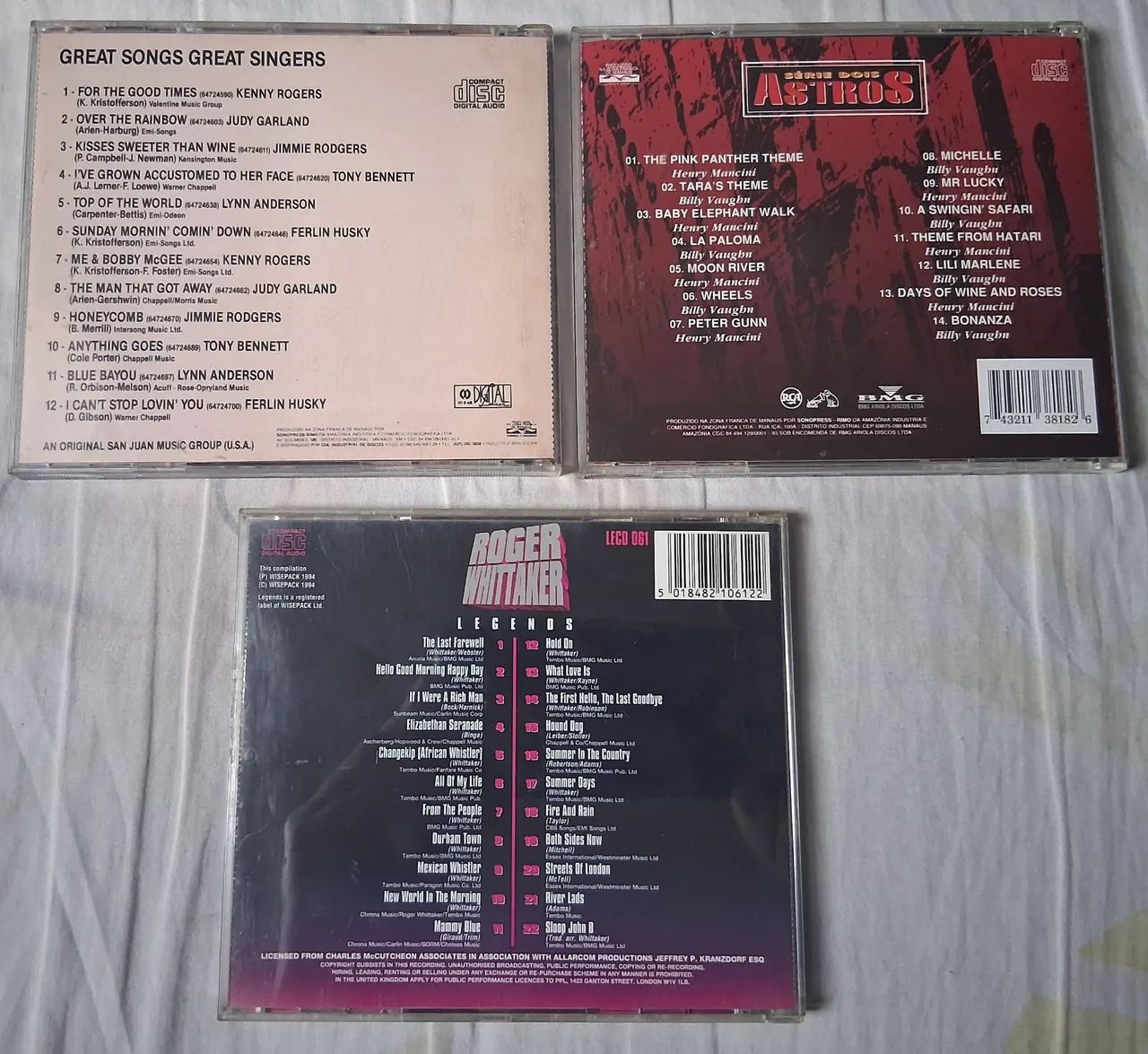 CDs de Música - Great Songs, Billy Vaughn, Roger Whittaker - Foto 3