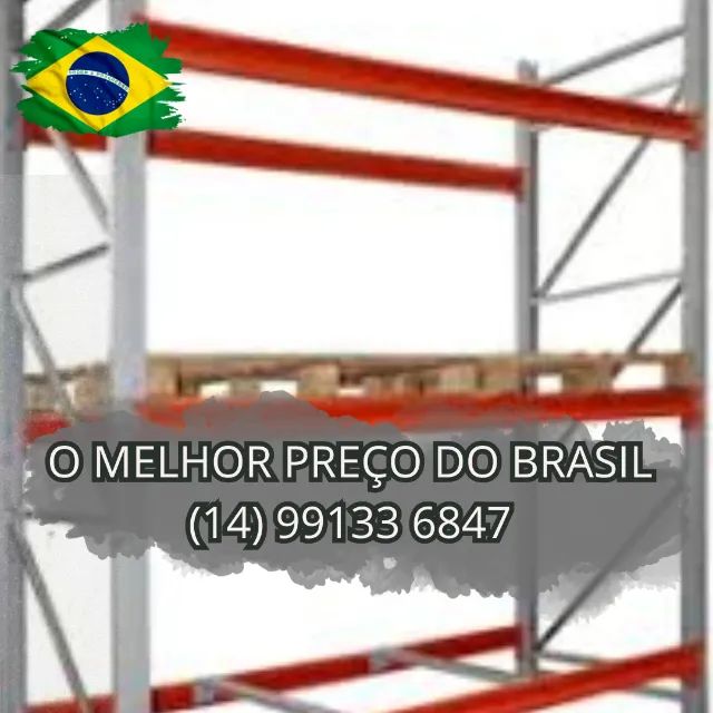 MINI PORTA PALETE P/ SUPERMERCADO