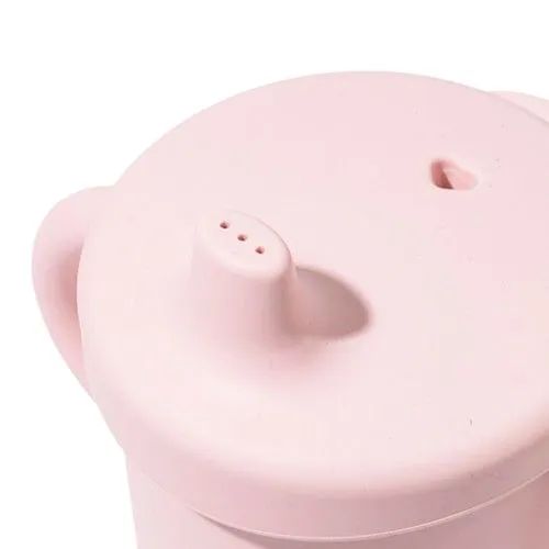 Copo de silicone com 2 tampas - Petit Piá (NOVO) - Foto 4