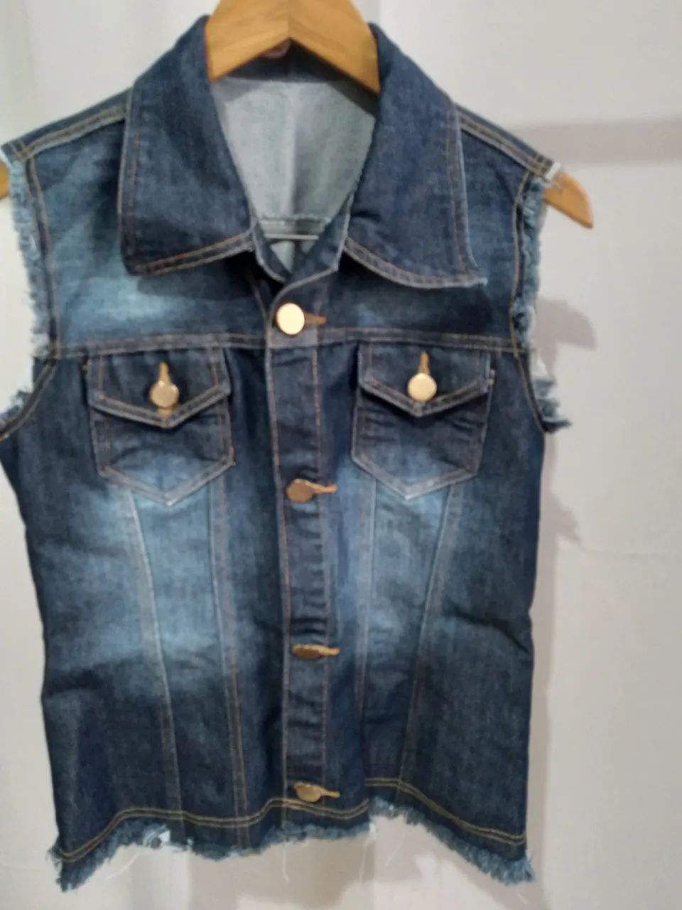 Colete jeans Tam M  - Foto 3