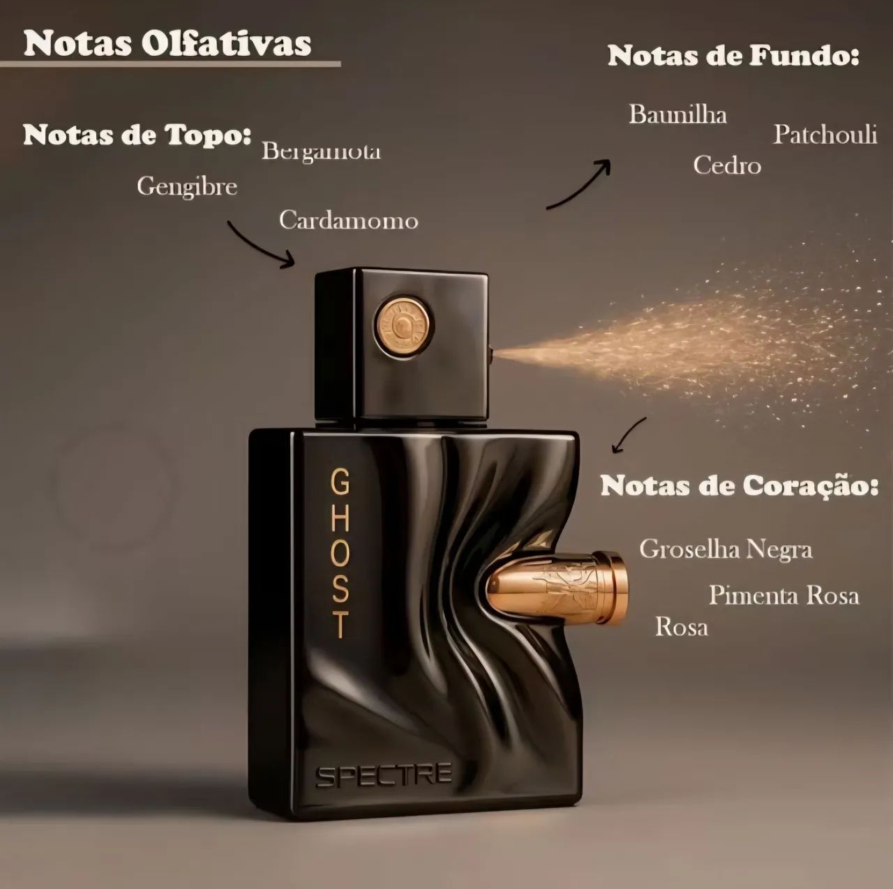 Perfume Árabe Spectre Ghost 85ml EDP French Avenue  - Foto 3