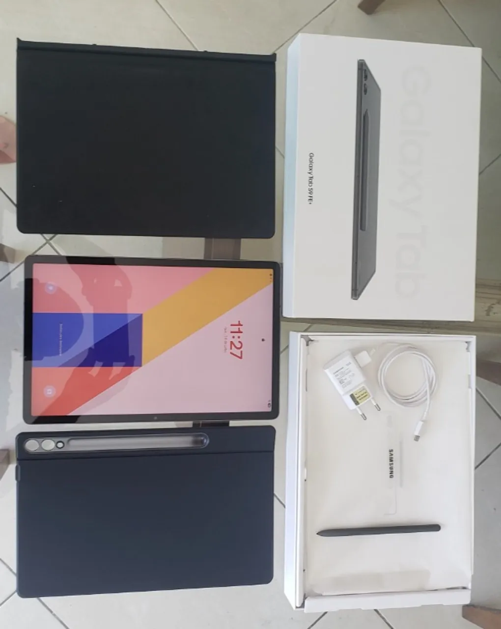 Tablet Samsung Galaxy s9 FE + Wifi, 128 GB,8GB RAM tela imersiva de 12.4" por R$ 2.550 rea