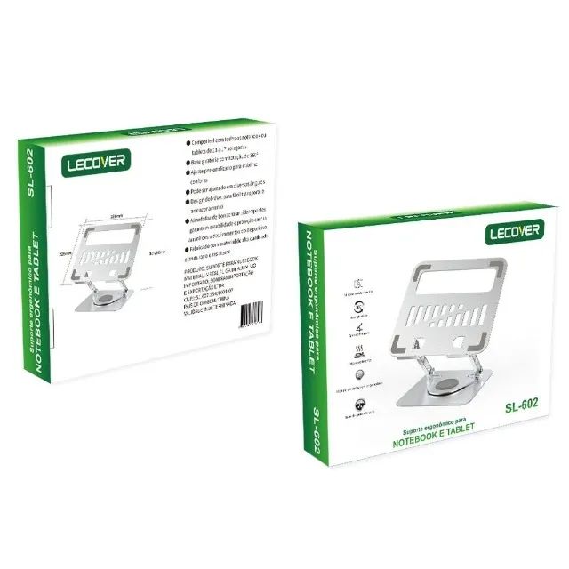 Suporte Ergonômico Para Notebook e Tablet SL-602 - LECOVER - Foto 5