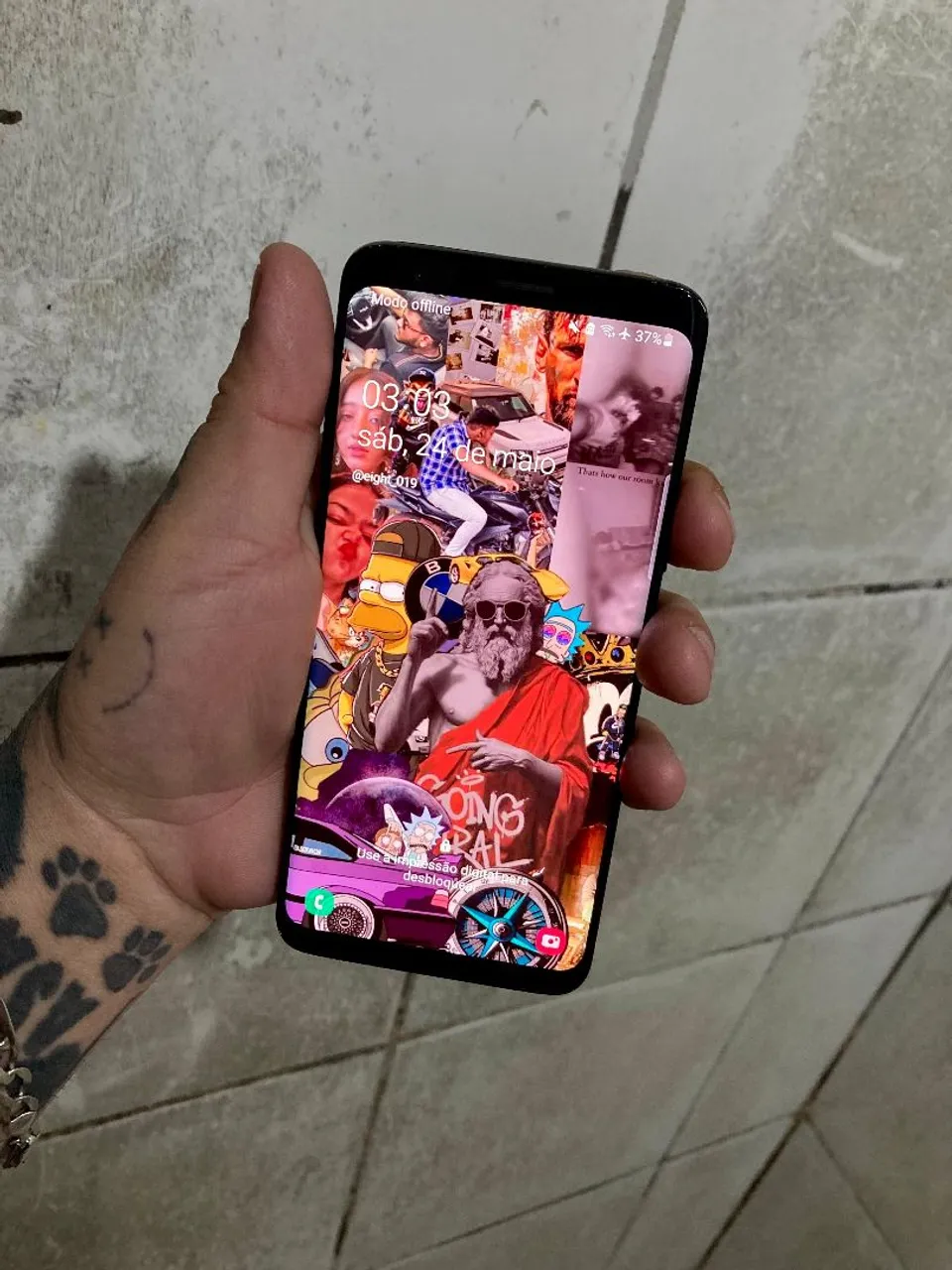 GALAXY S9 4gb de ram 128gb de memória
