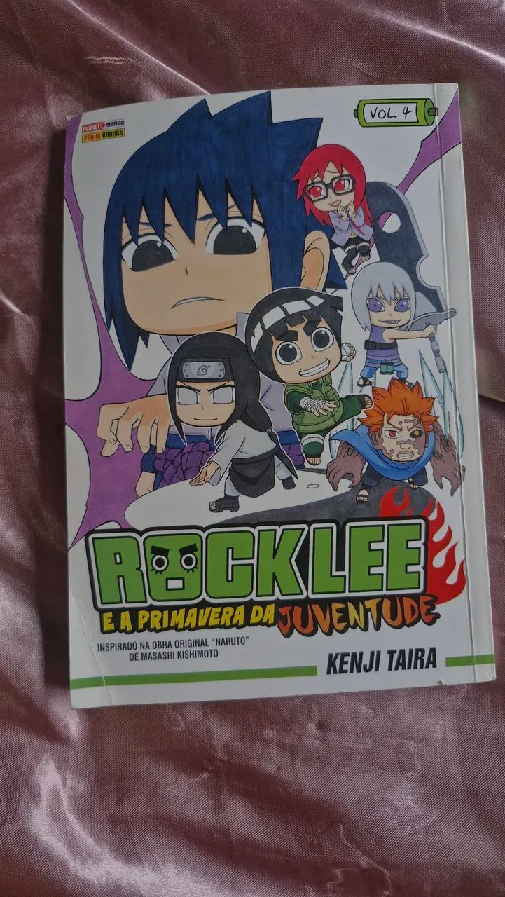 Mangá rock lee e a primavera da juventude volume 4 - Livros e