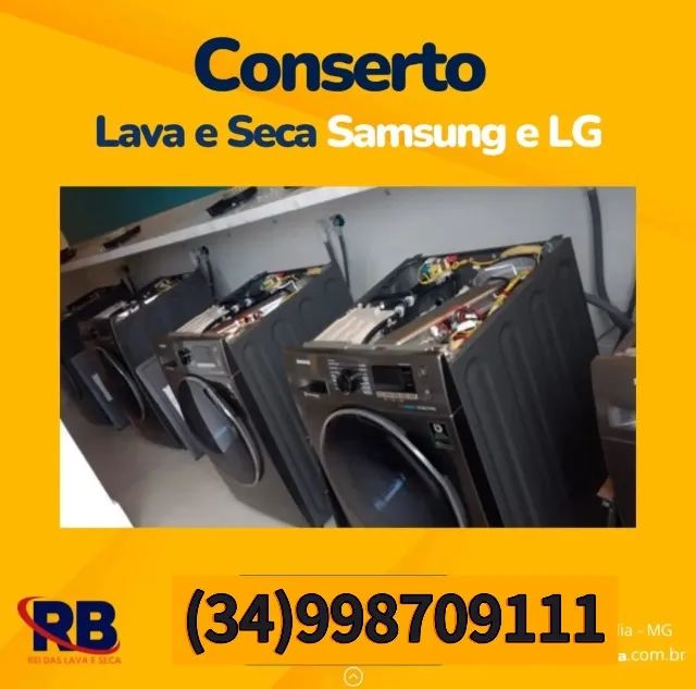 Conserto de máquina de lavar e lava e seca Samsung 
