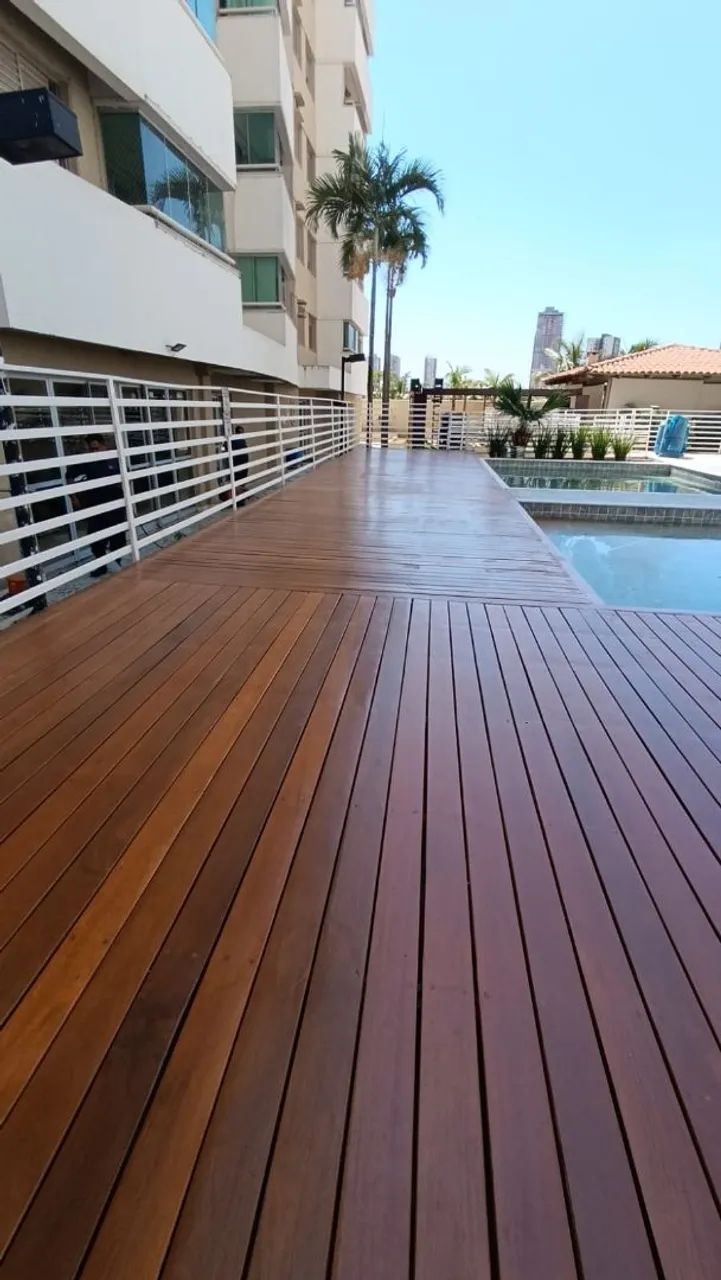 Deck de madeira para área externa e interna  - Foto 3