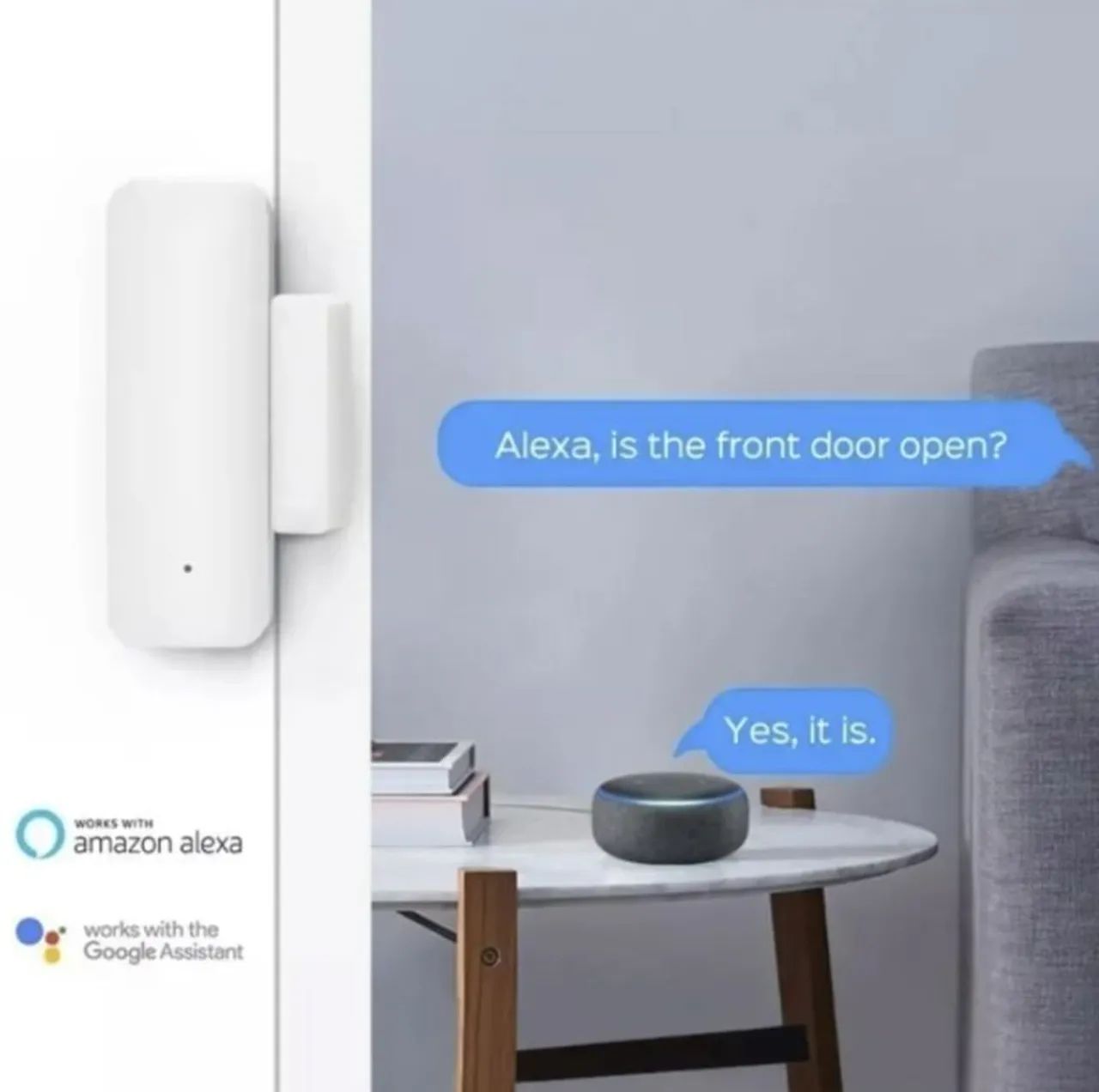 Sensor de Porta Wifi Tuya Smart Life - Foto 5
