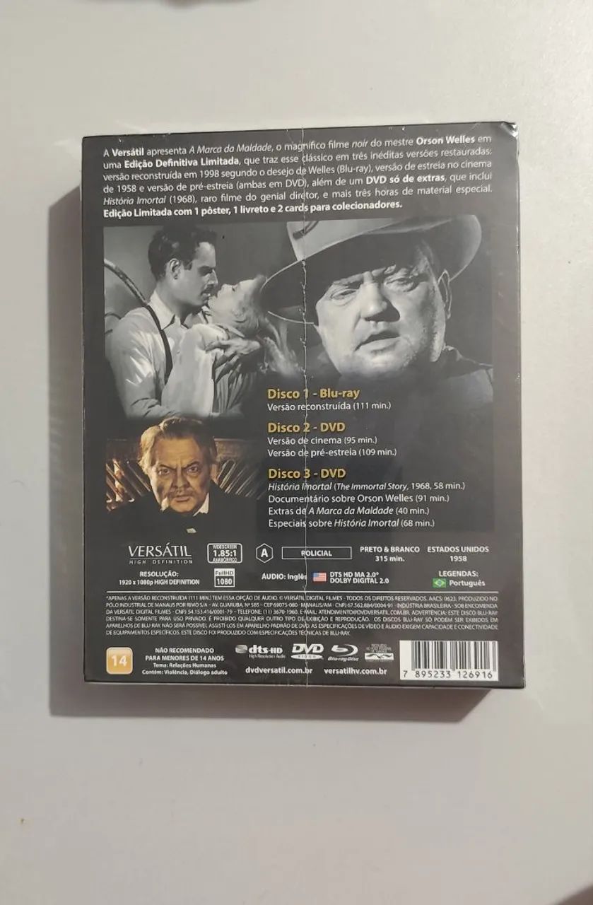 Blu-ray A Marca da Maldade - Edição Definitiva Limitada - Foto 2