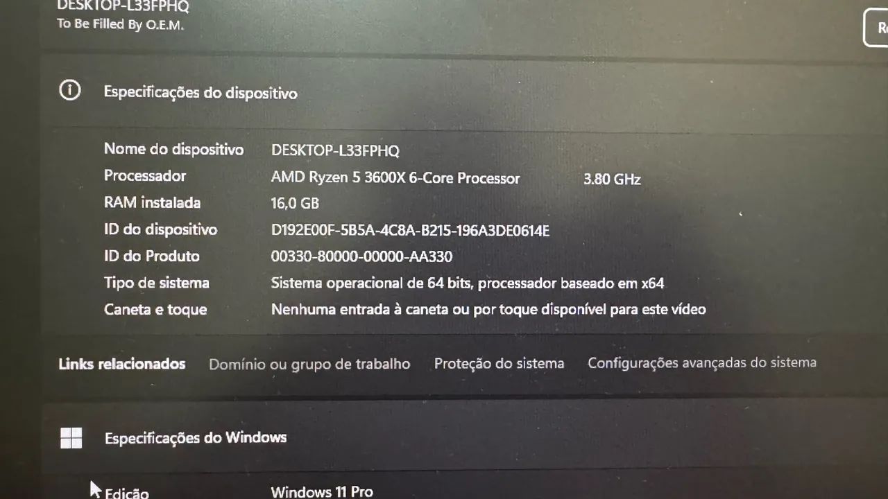 PC GAMER - RX6600M 8GB Ryzen 5 3600x - Foto 4