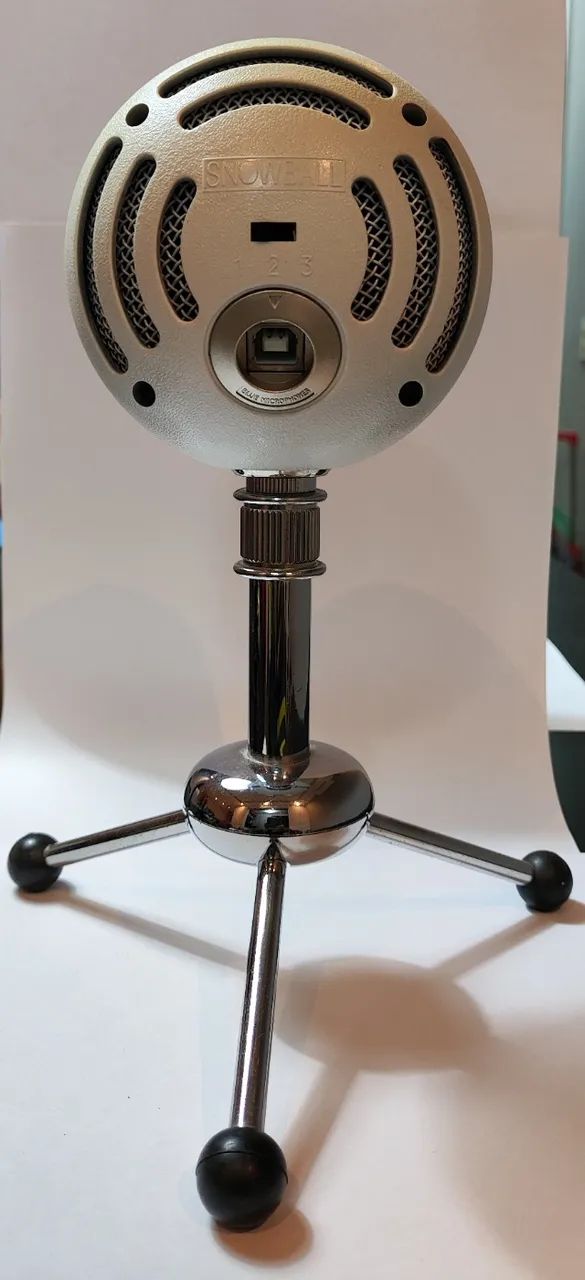 Microfone Condensador USB Blue Snowball ICE - Branco - Foto 3