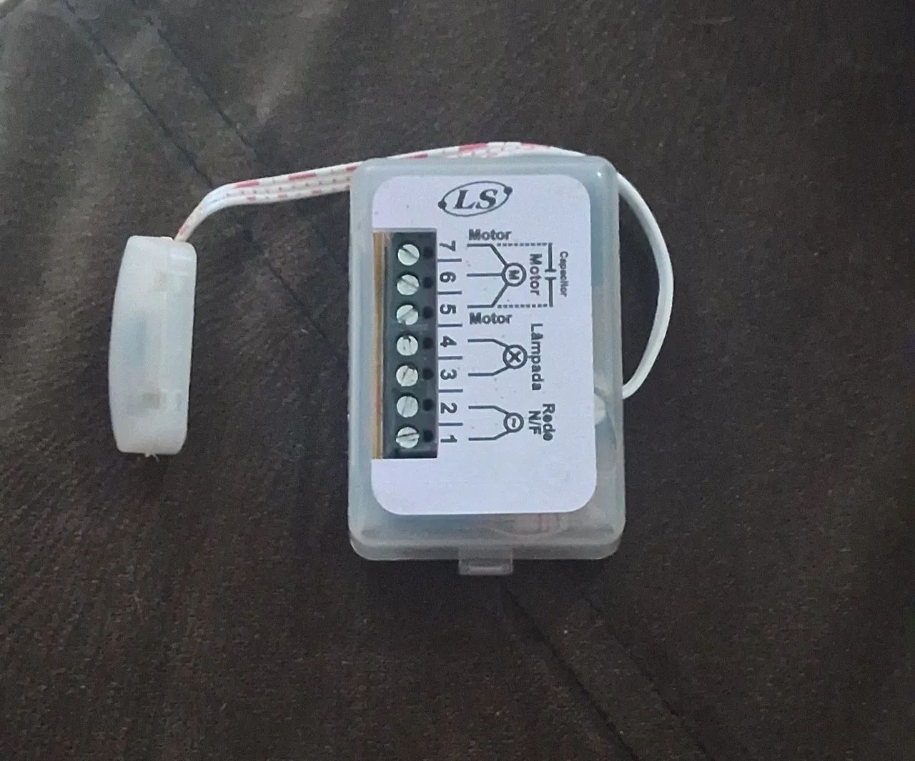 Controlador de Motor e Lâmpada para Ventilador de Teto